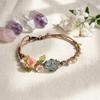 Fashion Jewelry Boho Style Woven Bracelet Colorful Retro Flower Bracelet Wristbands Hand Chain Women
