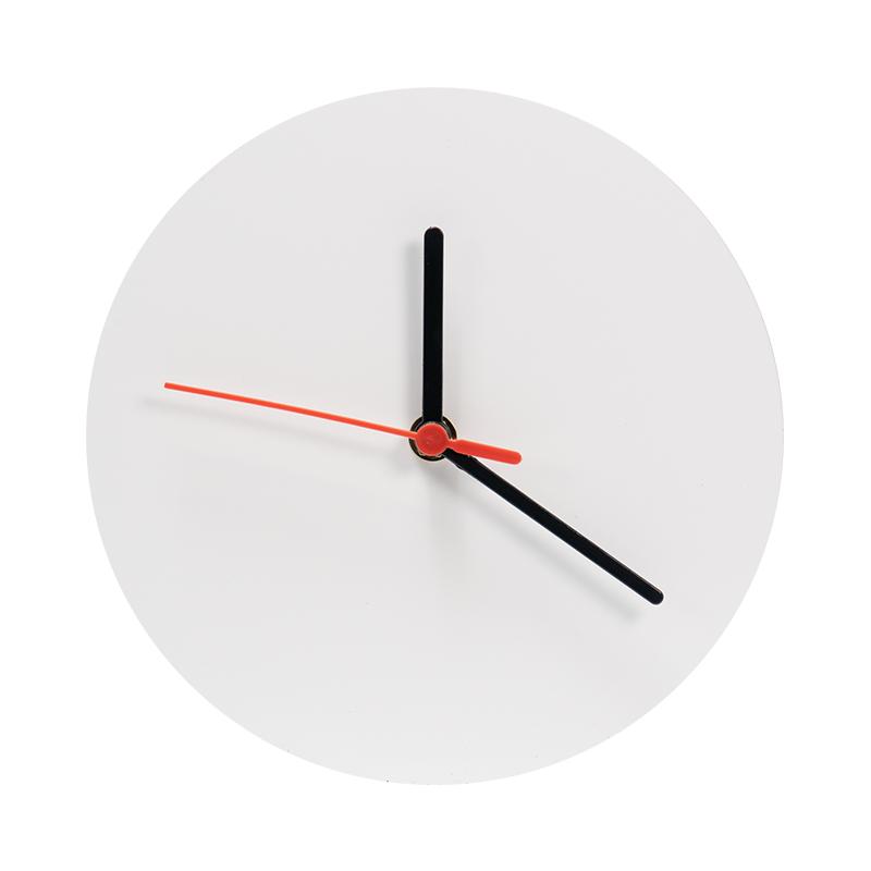20cm MDF Blank Glass Wall Clock Single Face Needle Wooden Decorative Shape for Home Design Printable DIY Sublimation Clock