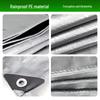 ZISIZ Heavy-Duty PE Waterproof Tarp