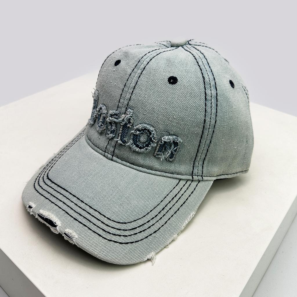 Baseball Style Instagram Letteringing Alphabet Stitched Women  Men For Neutral Gender Fresh Caps Peaked Hats Breathable Street Sunshade Distress