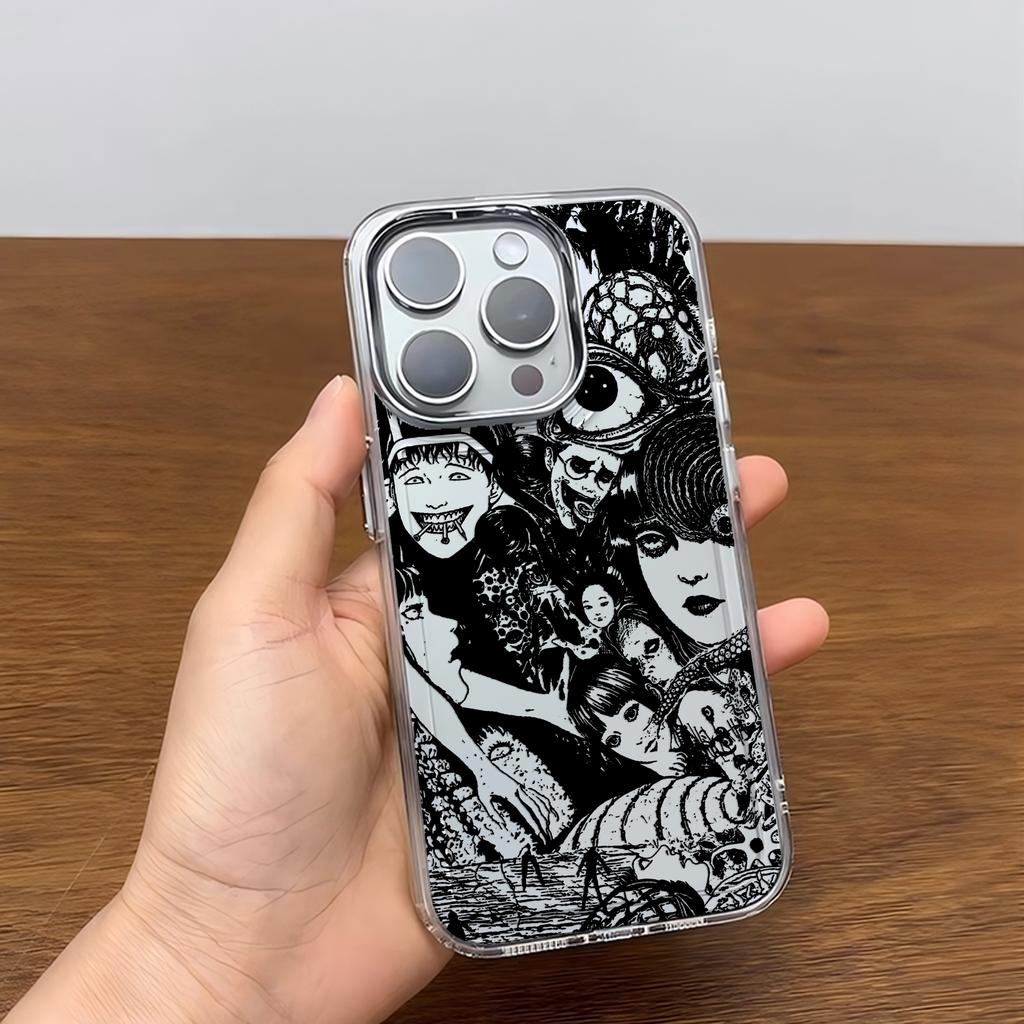 New comics Junji Ito horror Hot Anime Phone Case For iPhone 17 Air 16 e 15 14 13 12 11 Pro Max Plus SE 2020 2022 Soft Cover