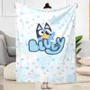 Bluey Family Adventure Blanket Soft Warm Cozy Suitable for Bed Office Chair Bedding Four Seasons Universal Modern Style Gift for Travel Home Birthdays