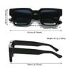 Fashionable Thick Frame Sunglasses Trendy Square Retro Ins Style Women Sun Glasses UV400 Protection