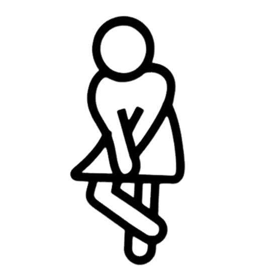 2Pcs 3D Printed Bathroom Sign Restroom Door Men Women Sign Business Restaurant Office Hotel Washroom Wall Gender Identification Signage