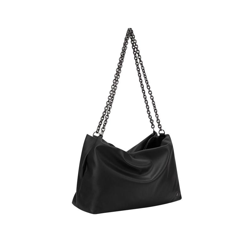 New CALVIN KLEIN Synthetic Material Shoulder Bag Women's Space Black DH3672-UB1