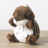 Take Off Otter Plush Strap with Initial Charm [A] Angel's Mischief Series
