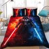 S-STAR W-WARS Duvet Cover Set Home Style Bedding Soft Laundry Cotton Bed 3 Piece Set Student Dormitory Gift