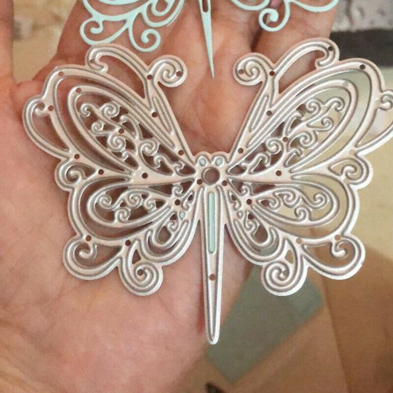 Buy Butterfly Dies Cutting Scrapbooking Card Album Metal Stencil DIY ...