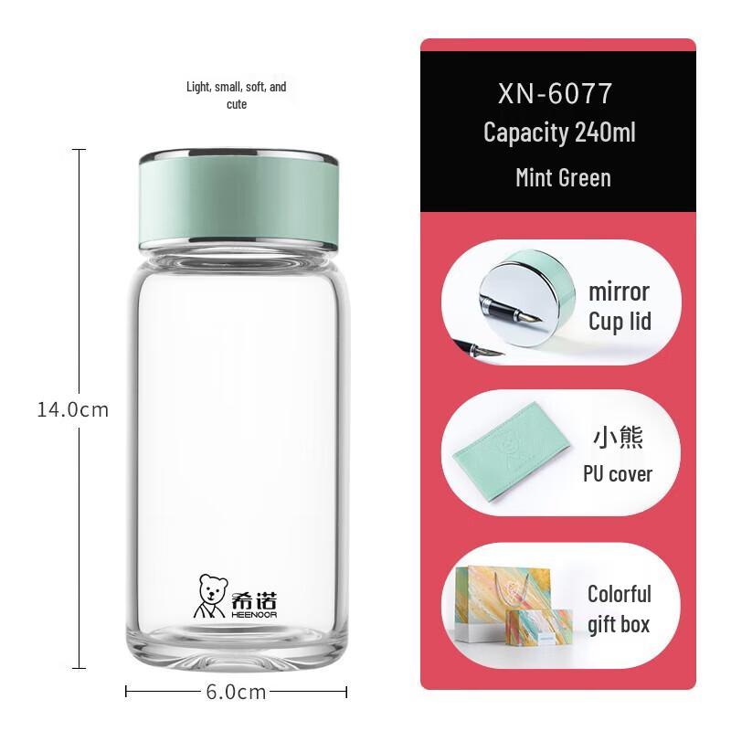 Xinuo Cute Single-Layer Glass Cup