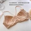 Light and not sultry, thin shoulder straps crossed, beautiful back, backless, bacteriostatic, cool in summer, steel-rimless underwear,thin women's bra