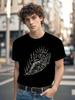 Limitierte Auflage Sak Yant Thai Tattoo T-Shirt - Kraftvolles Weißes Tiger Grafik-T-Shirt mit Traditionellen Thai Tattoo-Mustern