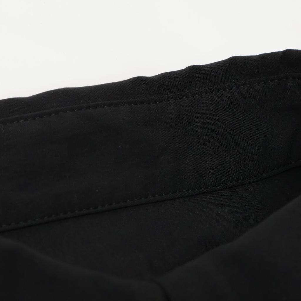 Adore 531-2140312 Black Cotton Nylon Gather Cape Shirt Dress Dress 38 blackUsed