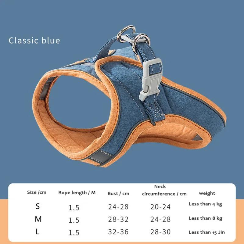 Zestaw Szelki Smycz dla Chihuahua Akcesoria Pies Kot Kamizelka Pug Smycze Narzędzia do Spacerów Szelki do Wyprowadzania Produkty