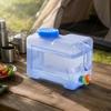 Water Container with Spigot FoodGrade Jug Rectangular for Campers, Journeyers,