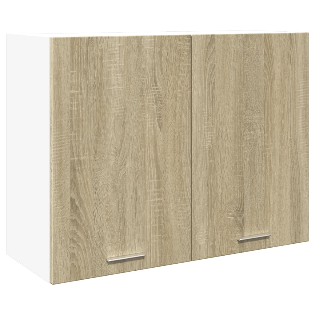 vidaXL Hängeschrank Lyon Sonoma-Eiche 80x31x60 cm Holzwerkstoff