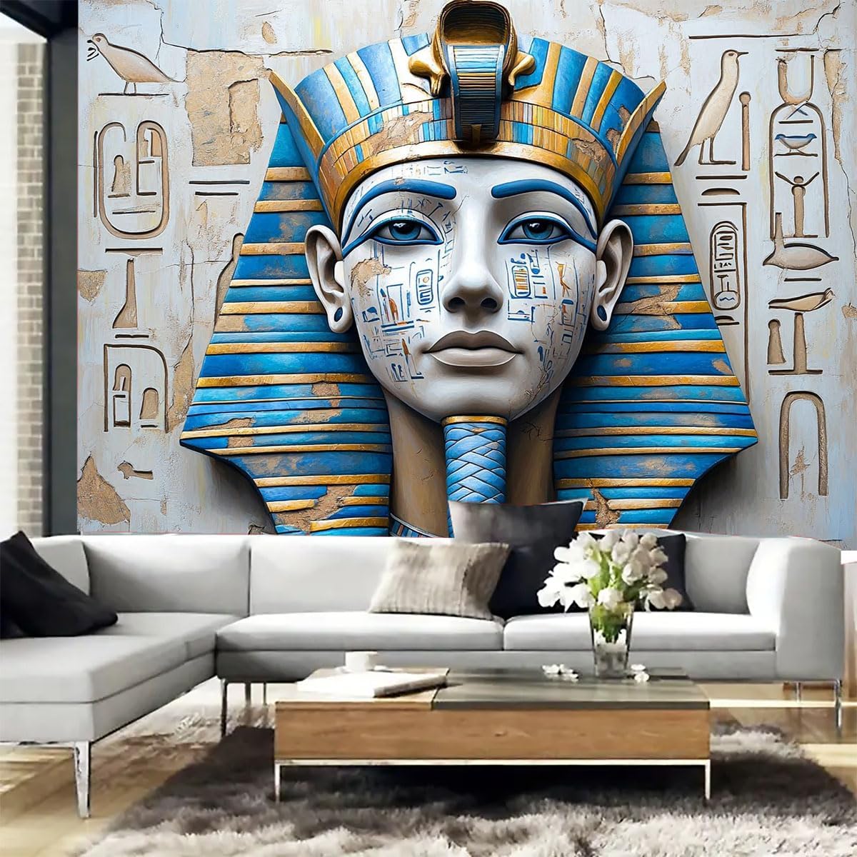 Egyptian tapestry paintings queen boho 75x100