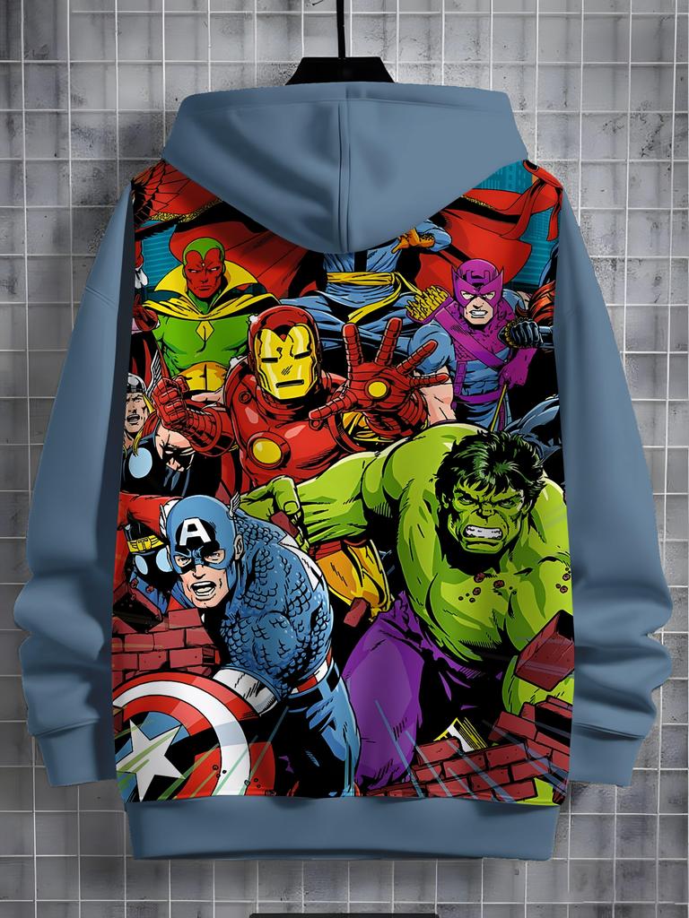 Autumn and Winter Children's 3D Printed Anime Hoodie, Casual Personalized Sports Top, Hoodie