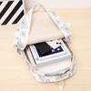 Waterproof simple middle school student large capacity backpack girl cute backpack small fresh backpack