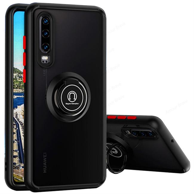 Magnetic Holder Phone Case For Huawei P30 Lite P20 P40 P50 Pro Nova 5T 8i 9 10 Shockproof Cover For Huawei P30 Pro Case Bracket