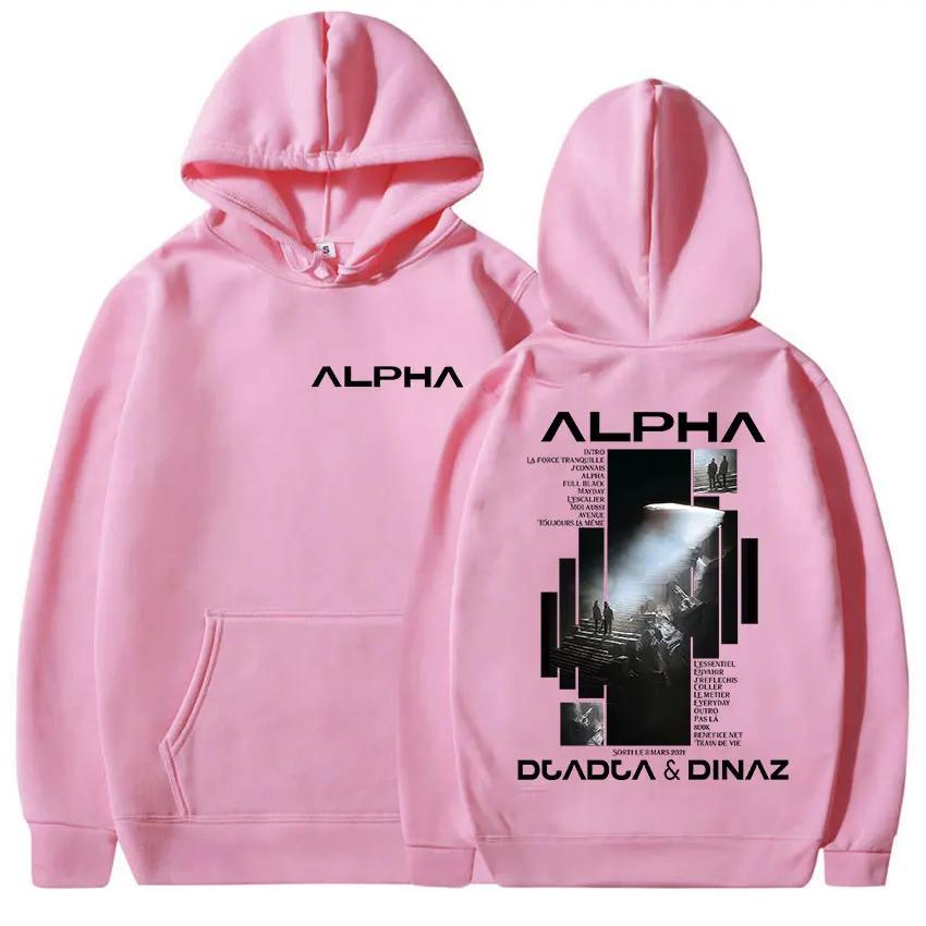Rapper Alpha Djadja & Dinaz Tour 2025 New Album Hoody Men Clothing Retro Aesthetic Sweatshirt Fashion High Quality Fleece Hoodie