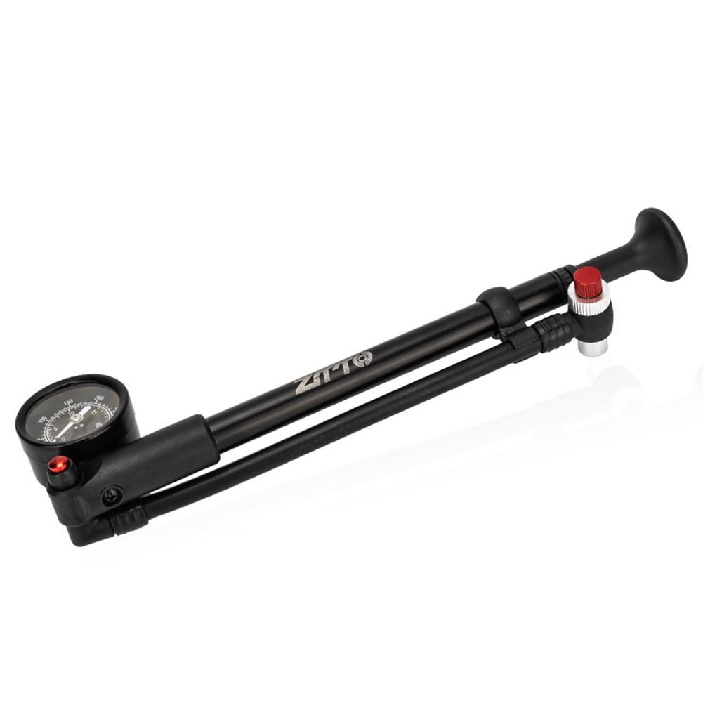 300 PSI Fahrrad-Luftpumpe mit Manometer MTB Fahrrad Dämpferpumpe Schrader-Ventil Fahrrad-Luftdämpfer für Gabel & Hinterradaufhängung
