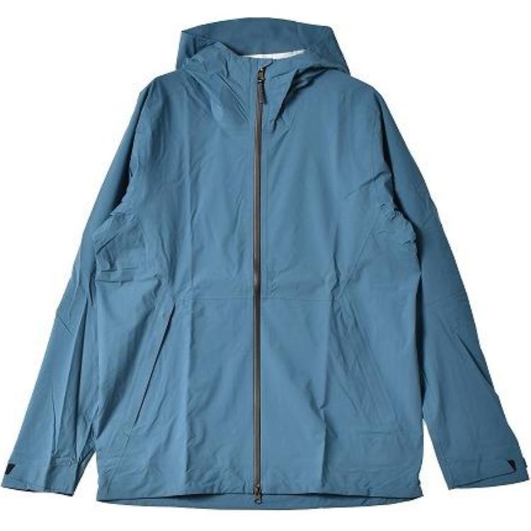 

Salomon Solid Color Hooded Zip-Up Long Sleeve Jacket Men jackets Blue LC2259200 L
