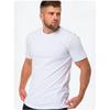 Summer Round Neck Fashionable Casual Pure Cotton Short Sleeved Solid Color Men's T-shirts