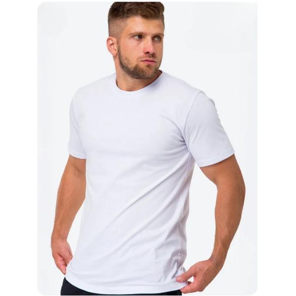 Summer Round Neck Fashionable Casual Pure Cotton Short Sleeved Solid Color Men's T-shirts