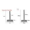 Portable Square Hole Punch Trapezoidal Teeth Multi-function Concrete Hole Bit Rectangle Slot Tool Square Hole Socket Sloter