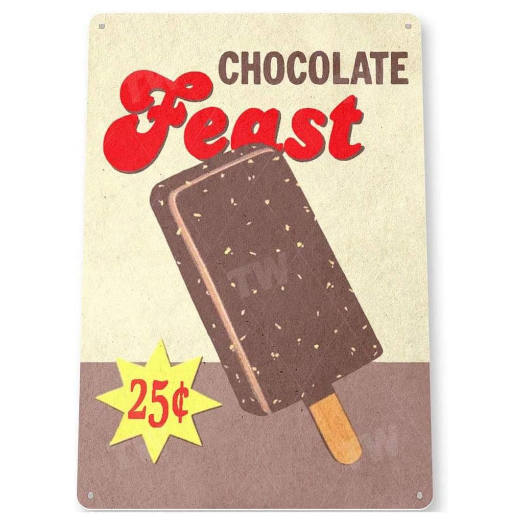 Metal Tin Signs Chocolate Milk Wall Decoration Plaque Vintage Art Poster Iron Painting for Man Cave Home Cafe Garden Club Bar