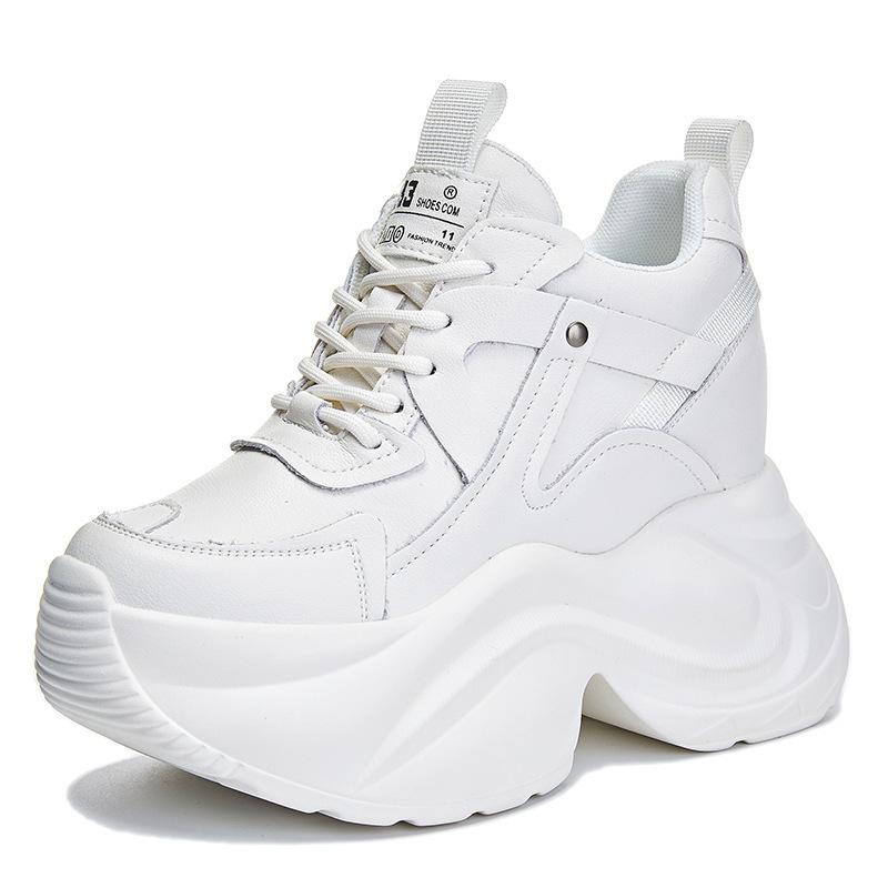 Inner Height Increase New Breathable Dad Shoes Platform Mesh Small Sports and Leisure Shoes