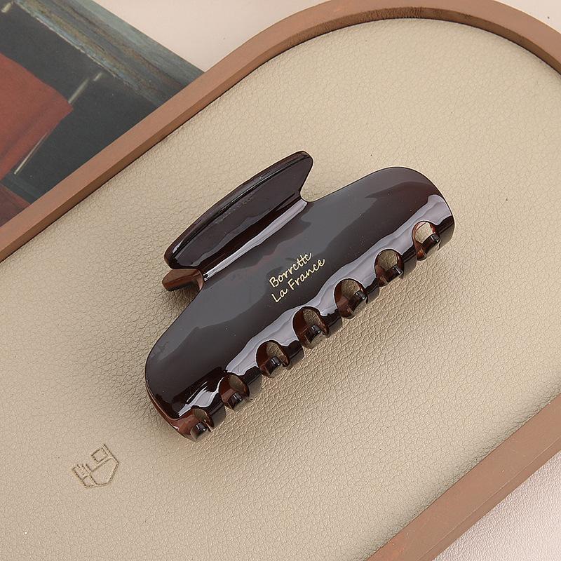 Han Board Acetic Acid Hairpin, Women'S High-End Sense, Spring Temperament, Disc Hair, Catch Clip, Shark Clip Hair Accessories