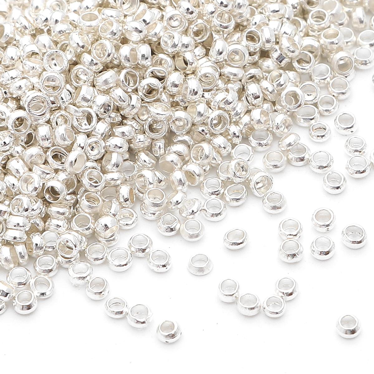 

100 шт./пакет медные бусины для ювелирных изделий ручной работы DIY 2x1mm*100pcs