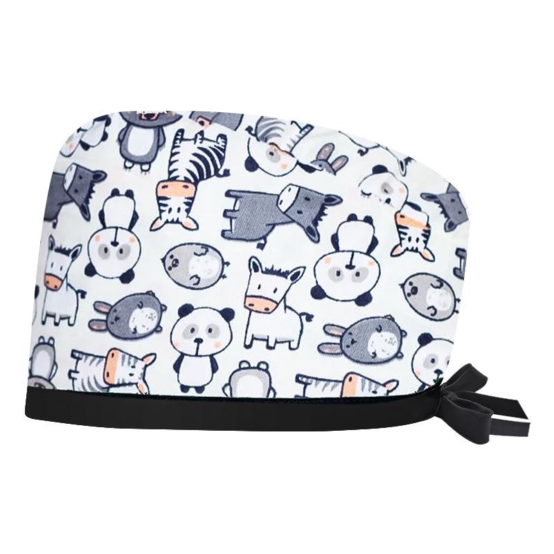 Women's Cotton Surgical Cap - Tie-up Medical, Dental, Salon, and Chemotherapy Head Coverings