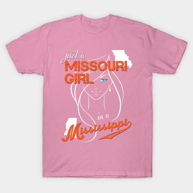 T Shirt Women Missouri Mississippi Harajuku Print Kawaii Tshirt Summer Short Sleeve Female T-Shirt Top Tee