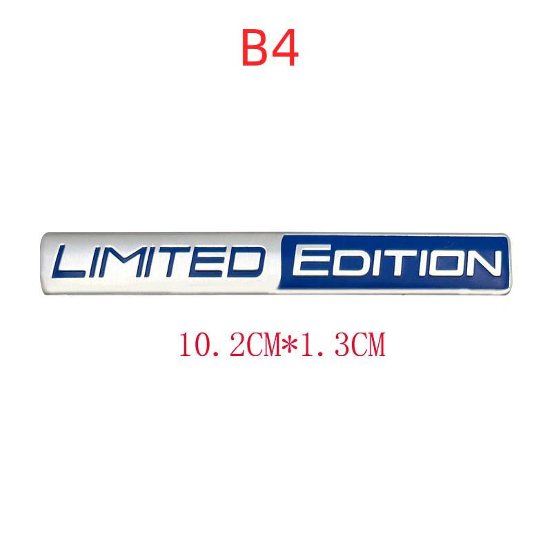 

3D Aluminum BLACK EDITION Emblem LIMITED EDITION Badge Car Decal Stickers For Motorcycle Car Car Interior and Exterior Stickers B4