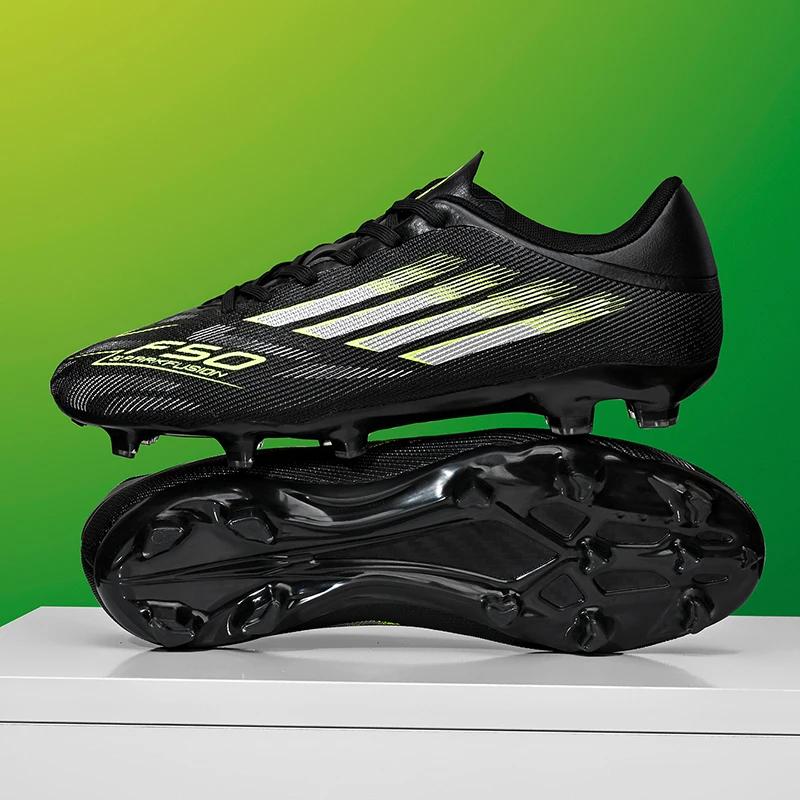 

New Men Football Boots for Professional Non-Slip TF/FG Boys Sneakers Match Soccer Shoes Ankle Comfort-Focused Sports Shoes Unisex 33