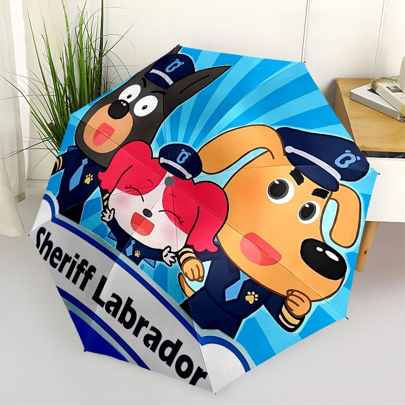 

Sheriff, Labrador Automatic Opening and Closing, 8 rib Structure Portable Umbrella, Suitable for Men and Women in All Seasons Perfect Gift