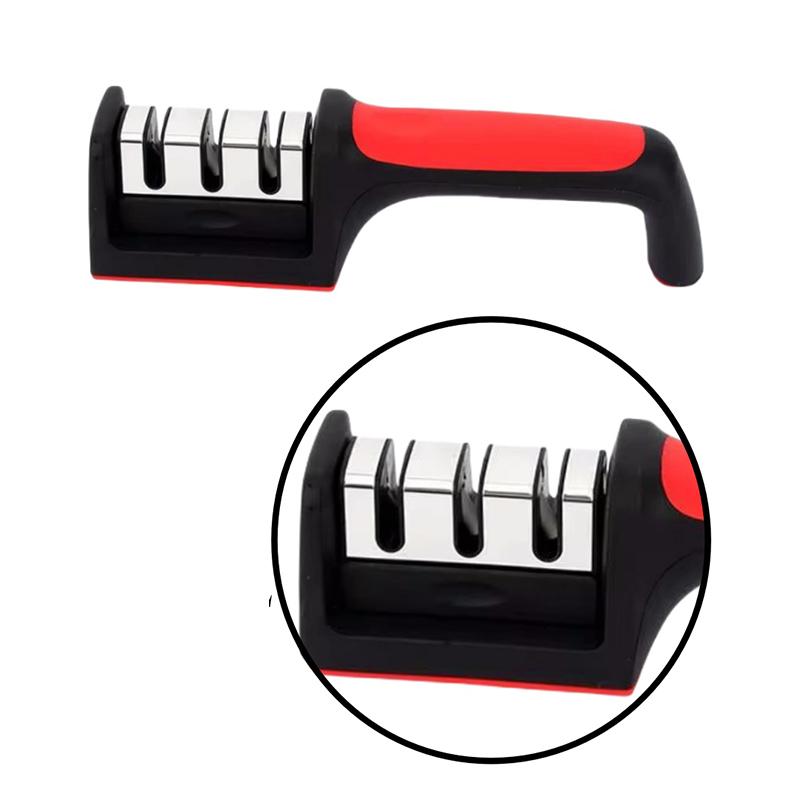 

3/4-Stage Quick Knife Sharpener Multi-functional Hand-held Whetstone Professional Kitchen Sharpening Household Kitchen Tool M