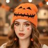 Soft Texture Halloween Knitted Cap Knitted Fabric Hip Hop Skullcap  Daily Commute