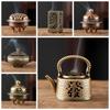 Retro Brass Material Incense Burner Metal Construction New Chinese Style Aromatherapy Holder Xiangyun Incense Holder Gift