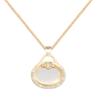 Opal Bag Necklace Women'S Retro High-Value Personality Temperament Versatile Collarbone Chain Same Jewelry