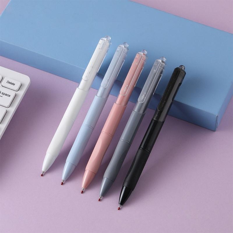 10x/Set 0,5 mm Einziehbarer Gelstift Neutralstift Schwarze Tinte Unterschriftenstift Leicht Schreibender Stift Schulbüromaterial