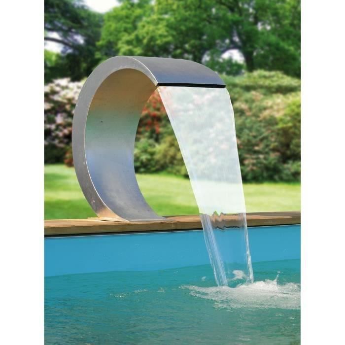 Ubbink Silber Wasserfall "Mamba Led" Edelstahl von Baur - Bild 2