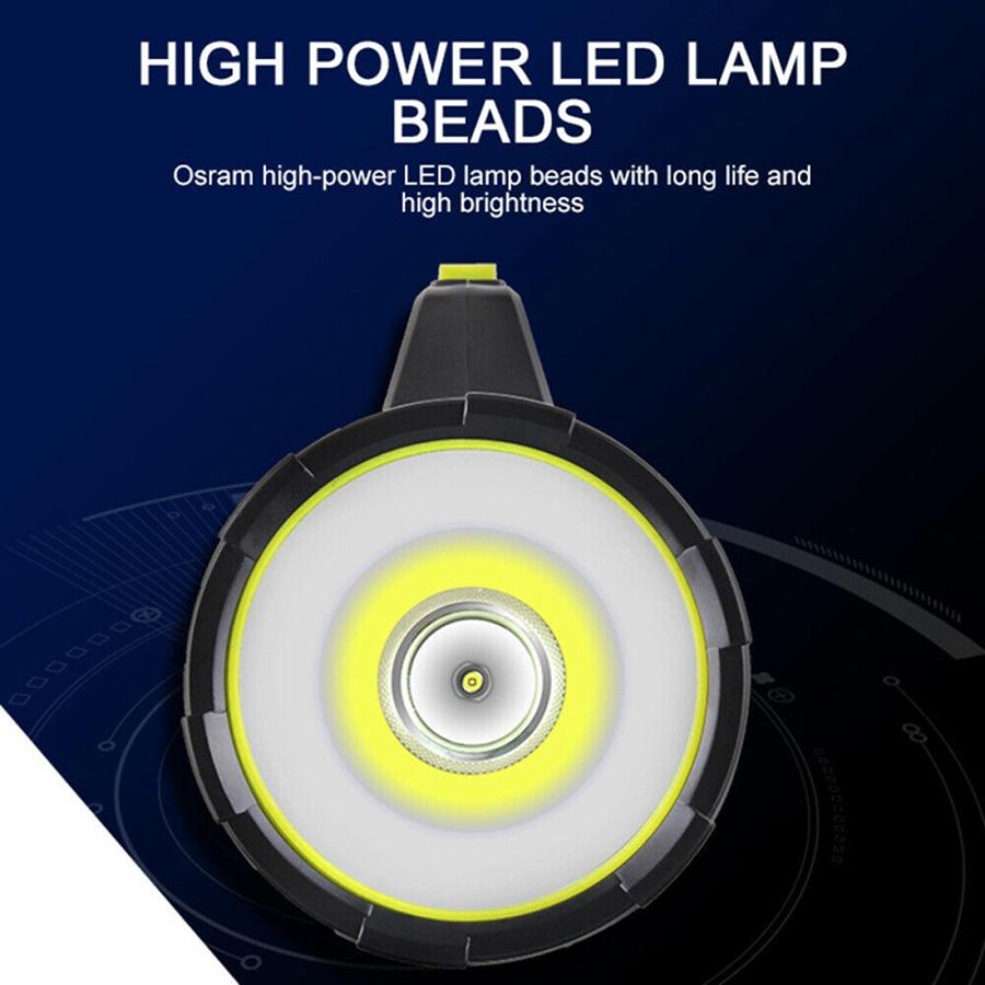 10W Super Bright LED Searchlight Handheld LED Flashlight Outdoor Waterproof
