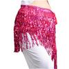 Halloween Belly Dance Costume: Sexy Sequin Tassel Hip Scarf & Waist Chain