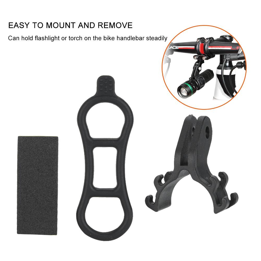 Bicycle Bike Light Torch Flashlight Holder Clip Mount Bracket For Gopro Camera