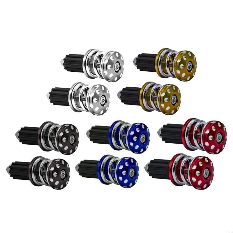 Y4UA Innovative Spring Design Motorcycle Handlebar End Weights Inserts Suitable For Improved Stability And Reduced Vibration