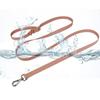 Adjustable Dog Collar Leash Set Elastic Webbing Waterproof PVC Pet Collars Combo Quick Release Buckle Dirt Resistant