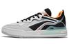 Li Ning Wave V1 Slip Resistant Abrasion Resistant Low Top Skateboard Shoes Men's Gray Black AGCS029-2